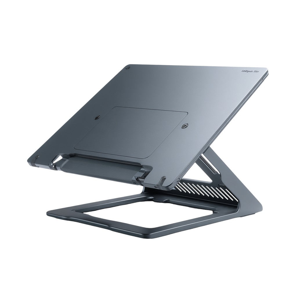 Zelmaro Heavy-Duty Adjustable Laptop Stand - Ergonomic Z-Shape Riser